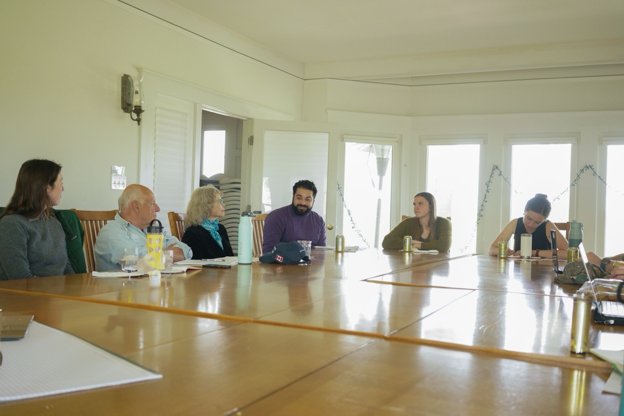 Small Farmer Clinic students meeting with CAFF.