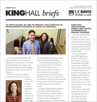 King Hall Briefs Newsletter Spring 2015